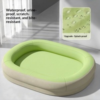Nouveau lit pour chien en coton PP imperméable et respirant, résistant aux déchirures, adapté à toutes les saisons, amovible et lavable, offrant un confort optimal.