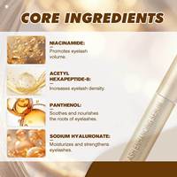 Serum Penumbuh Alis & Bulu Mata Alami Transparan Mini Vitamin Cair Label Pribadi Blossom Moisturizer