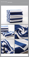 Serviette de piscine d'hôtel pur coton style adulte épaissi absorbant serviette de plage d'hôtel 5 étoiles pour la natation