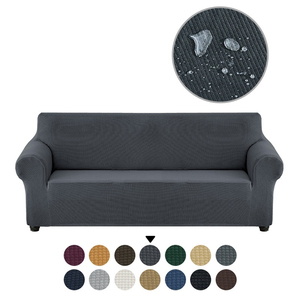 Funda de Sofá Elástica Moderna, Lisa, en Forma de I, de Tela, Económica, para Sala de Estar, de Poliéster, Impermeable - Product Image 1