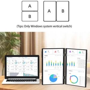 Moniteur portable FHD 15,6 pouces, directement de l'usine, léger, deuxième écran extensible pour ordinateur portable, <span class=keywords><strong>travail</strong></span> en déplacement, haute qualité - Product Image 5