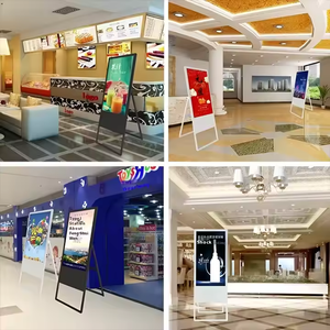 หน้าจอโฆษณาแบบสัมผัสขนาด 32 นิ้ว ระบบแอนดรอยด์ 4+32G <span class=keywords><strong>แบบ</strong></span>พกพา <span class=keywords><strong>พับ</strong></span>ได้ โปสเตอร์ดิจิทัลพร้อมภาพเคลื่อนไหว ระบบจัดการเนื้อหาในตัว SDK สำหรับสนามบิน - Product Image 6