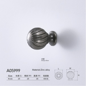 Poignée de meuble moderne en alliage de zinc à trou unique, filetée, pour armoire, tiroir, installation facile, multicolore, chambre, salon - Product Image 3