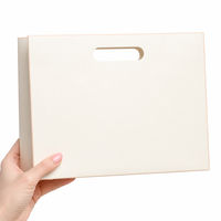 Machine de fabrication de sacs en papier laminé de haute qualité, de luxe, épais, sur mesure, pour l'emballage de vêtements en supermarché