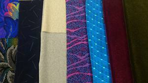 Tissu pour siège d'avion et vêtement en velours rose vif super doux Produit en tissu mélangé de haute qualité - Product Image 2