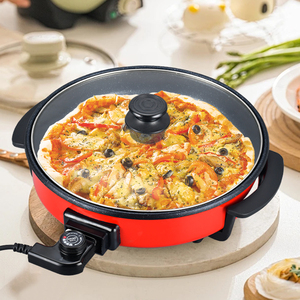 Sartén eléctrica <span class=keywords><strong>roja</strong></span> para hornear Satisfacer diferentes necesidades de cocina Sartenes eléctricas convenientes 1.9L hogar y cocina - Product Image 3