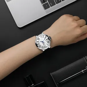 AW28 Ladies Luxury Reloj Round Shape Smart Leather Watch S9 Ultra Hombre Inteligentel Waterproof Women Watch Smart Android Ios