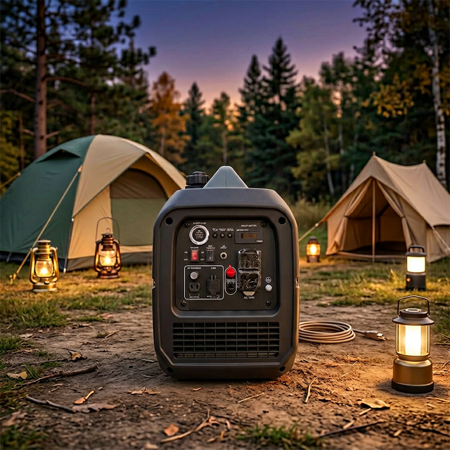 3.5KW Portable Home Generator Inverter Silent Remote Start Air-Cooled 4-Stroke for RV Outdoor Camping Euro5/CE/EPA