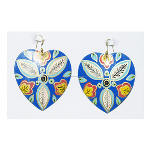 Pendientes Bohemios Semicirculares Vicenzaoro Italia 2009, Joyería para Mujer, Coloridos, Estampados, Colgantes, Tendencia en el Reino Unido, Joyería Floral - Product Image 1
