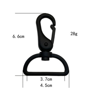 Fabrika doğrudan: 37MM döner köpek klipleri, <span class=keywords><strong>Metal</strong></span> d-ringler, çinko alaşımlı konnektör klipsler, çanta aksesuarları - Product Image 5