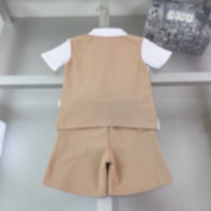 2026 LY Nuovo Design Estivo Set Casual Lussuoso Slim-fit a Maniche Corte per Ragazzi, Vitalità Giovanile, Contrasti Audaci 2-10 Anni - Product Image 2