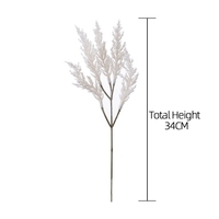 PJ1026 Fausses Tiges Astilbe Chinensis Spray Picks Arbre de Noël DIY Couronne Artisanat Cadeau Vacances Maison Décoration Mariage