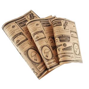 <b>Low</b> Price Printed Logo Customized Factory Manufacture Bio-Degradable Wax Food Grade Greaseproof Sandwich Paper - Product Image 4