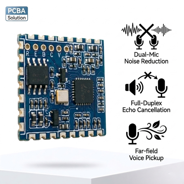 High Performance  Speaker PCB Circuit Board with Low Noise Amplifier and Wireless Module for DIY Electronics Projects