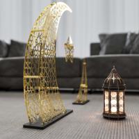 Décorations de Ramadan en forme de croissant de lune, décoration islamique pour la maison, cadeau pour les musulmans