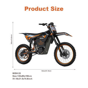 Kugoo Wish03 전기 먼지 자전거 리어 허브 모터 70KM 범위 72V 28.6AH 리튬 배터리 3000W - Product Image 5