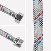 Tuyau flexible métallique tressé en acier inoxydable 304/202/201 pour l'arrivée d'eau – Grande Vente