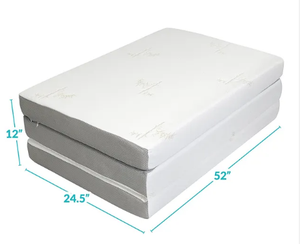 Individuelle volle Größe King-Size Queen-Größe Schaumstoff-Bettmatratze Oberteil orthopädische faltbare kompressible Matratze - Product Image 5