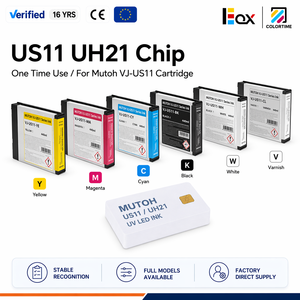 Chip Smart Ink Card VJ MS41 UV UH21 US11 MP31 UMS-SA SMCUMS MS51 UMS21 UMS DH21 per Mutoh 220/440/500/880/1000ml 10 Colori - Product Image 4