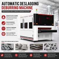 Machine de polissage automatique des métaux SR-TECH avec cœur PLC pour pièces métalliques découpées au laser, multi-tension (220V-440V), facile à utiliser, 35KW
