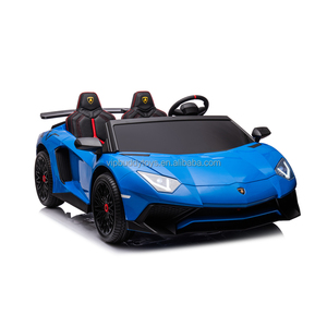 Giocattoli per bambini alimentazione a batteria per bambini Big Two Seats 24V Ride on Real Lamborghini Kids Big Cars for Children - Product Image 1