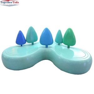 Asientos Modulares de FRP para Niños, Diseño Ergonómico Resistente, Ligeros y Fáciles de Limpiar, para Espacios Exteriores - Product Image 5