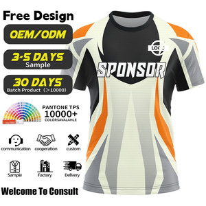 Camisetas deportivas de poliéster de secado rápido para hombre con impresión personalizada de diseño OEM, <span class=keywords><strong>camiseta</strong></span> personalizada para eventos de maratón de marca - Product Image 1