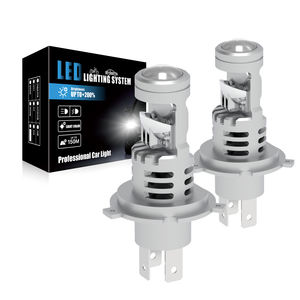 Ampoule de phare LED H4 9003 HB2 80W Canbus 10000LM 12V Faros automotriz lentille de projecteur LED lumière LED pour voiture moto <span class=keywords><strong>scooter</strong></span> - Product Image 1