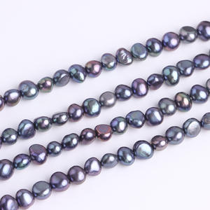 ไข่มุกคุณภาพสูงเกรด AAAA 6-7มม. ไข่มุกไข่มุกธรรมชาติแบบสองด้านไข่มุกธรรมชาติทรงหลวมสาม - Product Image 2