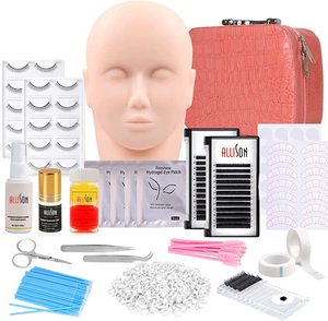 Kit Pelatihan Pemula Ekstensi Bulu Mata Profesional Label Pribadi Grosir, Kit Ekstensi Bulu Mata Sekali Pakai untuk Pelajar - Product Image 3