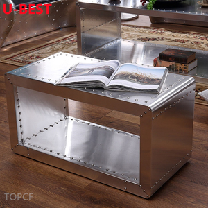Mesa Auxiliar de Café con Espacio de Almacenamiento, Mesa de Noche, Mesa Baja, Mesa de Centro, Mesa de Té, Mueble de Salón - Product Image 2