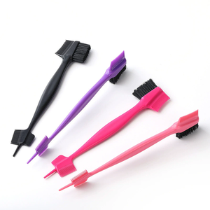 Venta al por mayor brocha de <span class=keywords><strong>maquillaje</strong></span> individual Etiqueta Privada ceja pestañas bebé pelo borde peine - Product Image 2