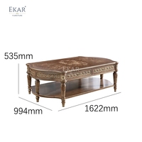 Meubles EKAR |   Table basse en marqueterie Regency Heirloom