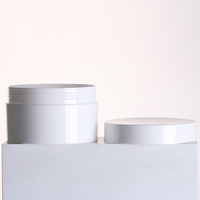 300g 500g vide PP rond large bouche soin de la peau crème conteneur blanc cosmétique pots en plastique avec couvercle