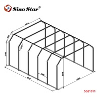 SGE1011 Tunnel lumineux LED personnalisé pour le detailing automobile avec installation en une seule étape pour les lumières de detailing et de polissage automobile