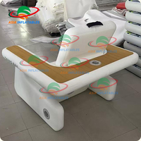 Chaise gonflable individuelle en Drop Stitch, chaise mobile gonflable à vendre, chaise de repos gonflable pour la plage/le lac/la mer