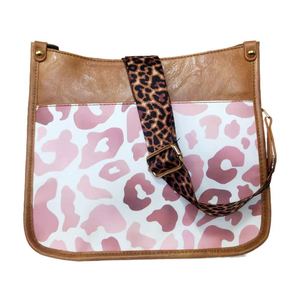 2022 Nieuwe Retro Lederen Messenger <span class=keywords><strong>Bag</strong></span> Luipaard Print Koe Print Schoudertas Mode Tas Voor Vrouwen Meisje - Product Image 3