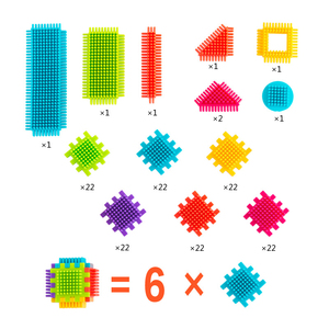 Sáng Tạo Tự Làm Styling Lông Xây Dựng Khối Bộ Đóng Hộp Đầy Màu Sắc Giáo Dục Tìm Hiểu Xếp Chồng Khối Khai Sáng Đồ Chơi Cho Trẻ Em - Product Image 3