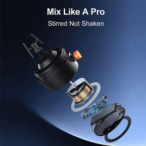 Nuevo plástico Tritan sin BPA, respetuoso con el medio ambiente, deporte, Fitness, proteína de suero en polvo, botella agitadora eléctrica de auto-agitación automática - Product Image 4