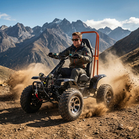 Scooter électrique pliable tout-terrain 60V 50Ah avec batterie au lithium, 4 roues, quadricycle, scooter électrique pour personnes âgées, pour adultes