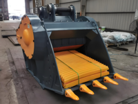 Penghancur Batu Beton Desain Baru Excavator Hydraulic Rock Crusher Bucket