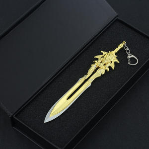 Llavero <span class=keywords><strong>de</strong></span> Metal <span class=keywords><strong>de</strong></span> la Espada del Caos <span class=keywords><strong>de</strong></span> Kratos y la Espada <span class=keywords><strong>de</strong></span> Zeus <span class=keywords><strong>de</strong></span> Olympus, Periféricos del Juego God of War - Product Image 3