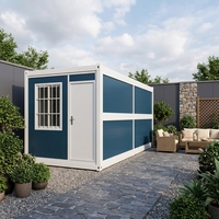 Maison conteneur préfabriquée extensible, cabine modulaire portable à montage rapide pour bureau de jardin, habitation ou dortoir