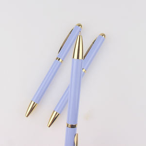 Bolígrafo de Metal Color Morado Caramelo con Logotipo Personalizado 2025 para Niñas, 1.0 mm, Regalo - Product Image 2