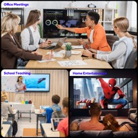 Transmisor y Receptor de Video Inalámbrico Full HD de 200M para Reuniones, Proyector de TV, Cámara CCTV, Transmisión en Vivo, Transmisión Inalámbrica para Exteriores