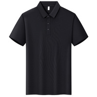 Kaos Polo Pria Kasual Terlaris Desain Baru Logo Custom Warna Solid Kaos Polo Bernapas untuk Pria Harga Murah