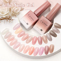 9073-9168# CANNI Fournisseur d'Ongles 9 ML Vernis Gel UV French Cover Nail Art pour Gel Couleur Semi-Transparent Effet Jelly Émaux