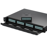 Panneau de brassage 1U 96 cœurs MPO MTP avec ports SC/FC/LC, rail coulissant guidé, FTTH GSM, boîtier métallique, conception personnalisée, montage en rack