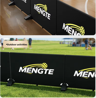 Barrera Premium para Cancha de Pickleball/Tenis con Logotipo Personalizado, para Interiores/Exteriores, 200x75cm, Varios Tamaños, Valla para Cancha, PickleClub