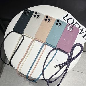 Funda de teléfono con revestimiento de aceite brillante con cordón de correa <span class=keywords><strong>Singstar</strong></span>, Fundas Para Celular, funda de teléfono para iPhone 16E - Product Image 2